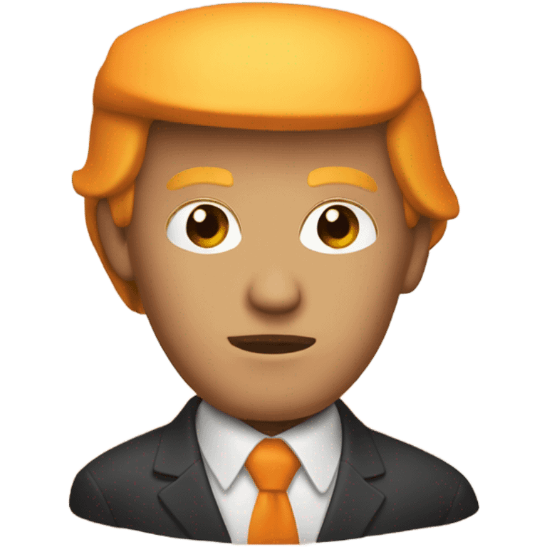 Orange Trump  emoji