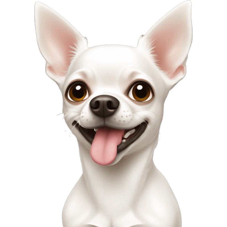 White chihuahua emoji