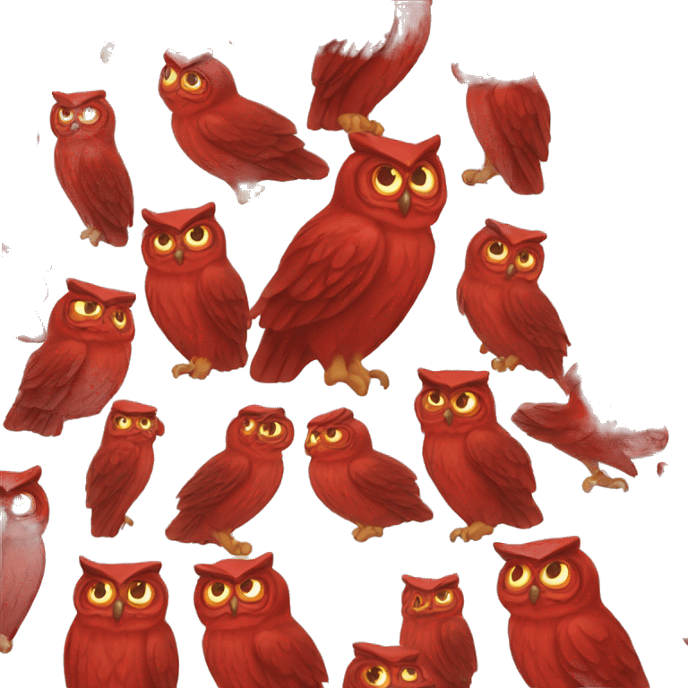 red owl emoji