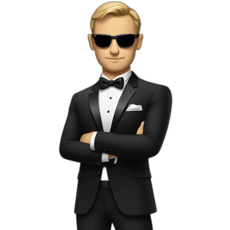 james bond dj  emoji