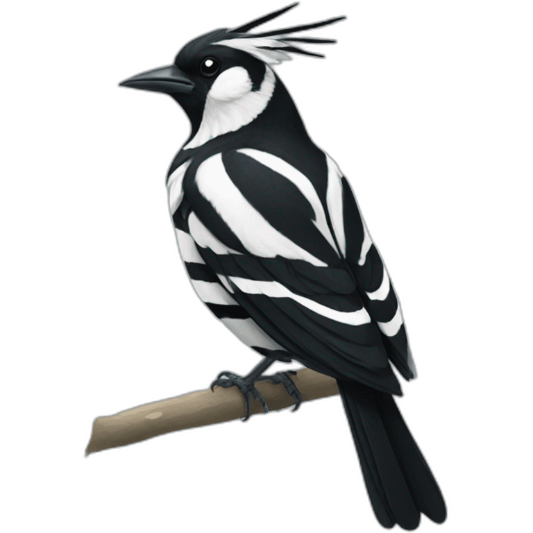 Magpie Zebra Hybrid emoji