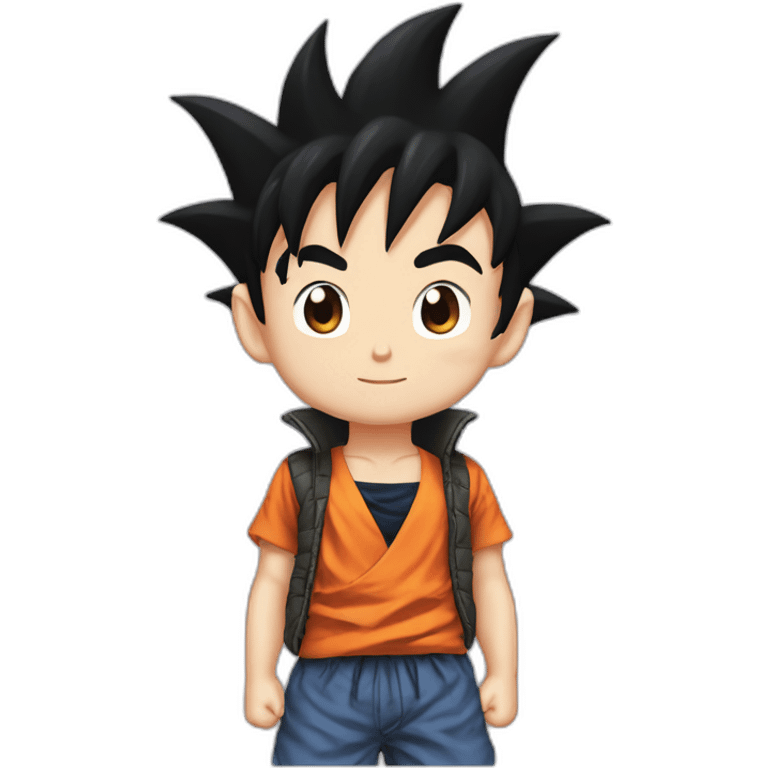 kid goku black hair emoji