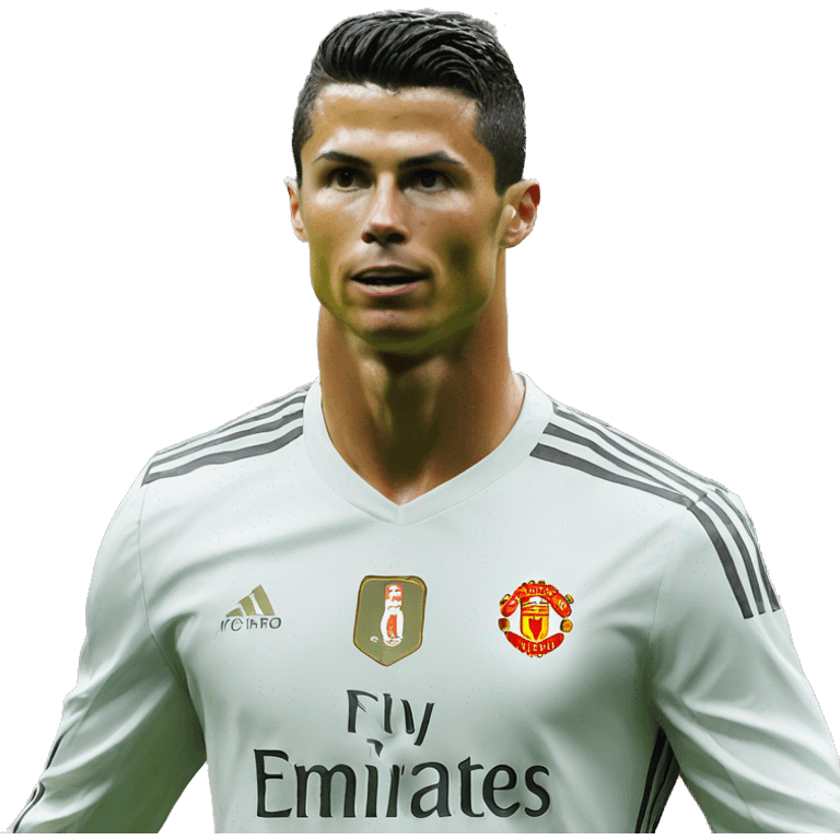 Cristiano ronaldo a manchester united emoji