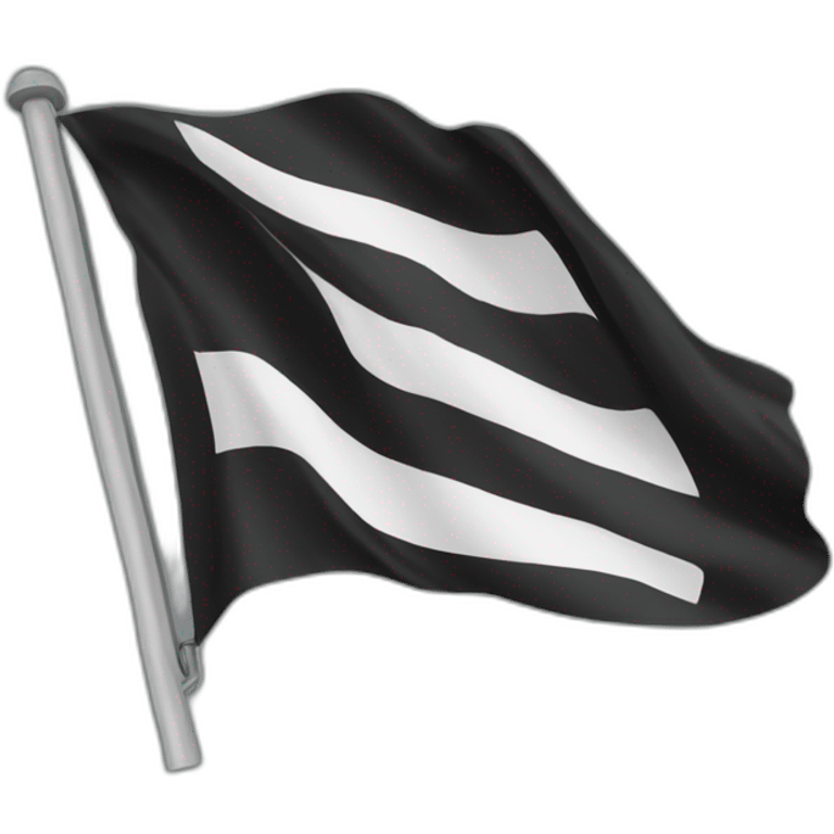 drapeau noir emoji