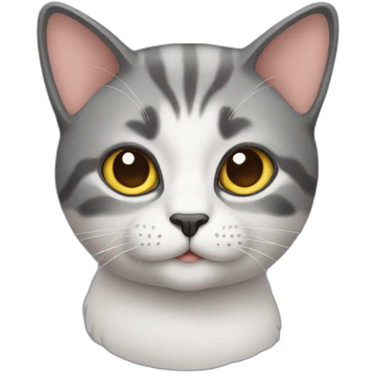 Smart cat emoji