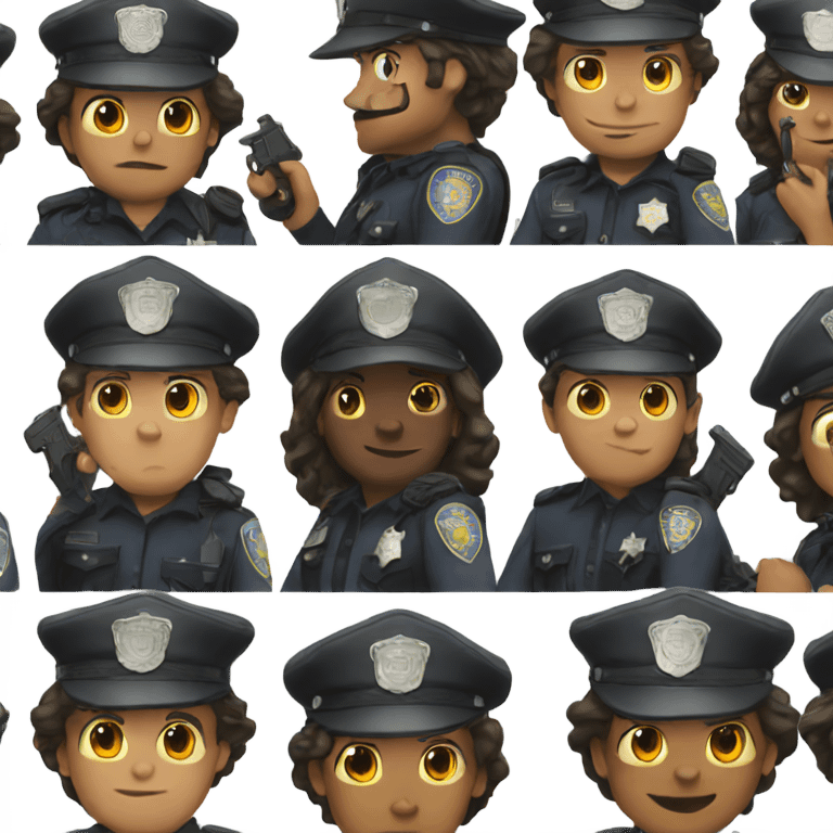 a police emoji