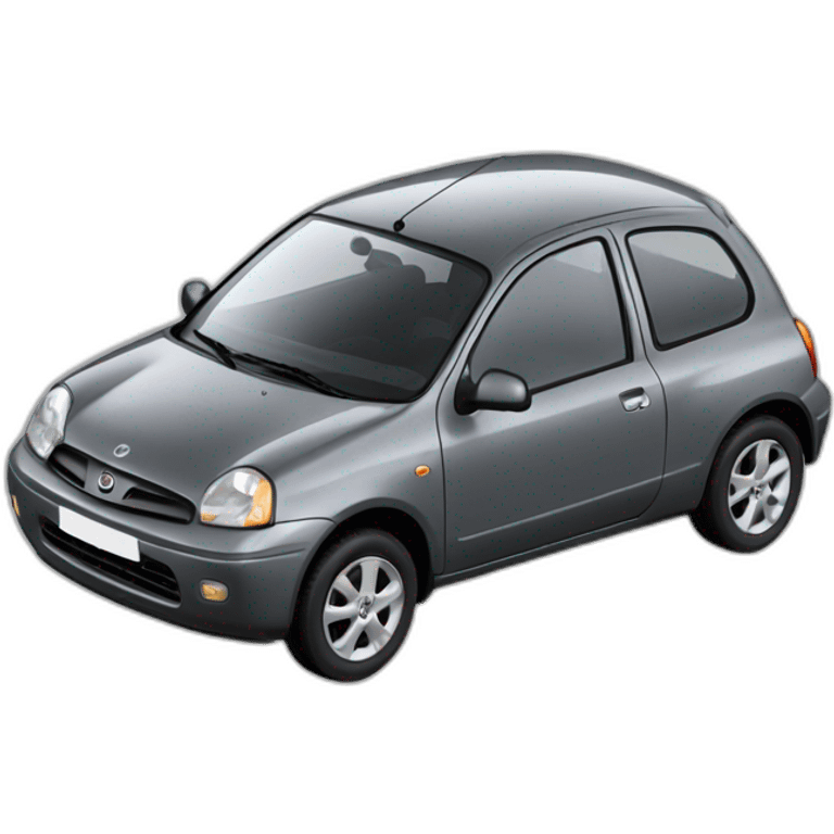 nissan micra 2005 grey emoji