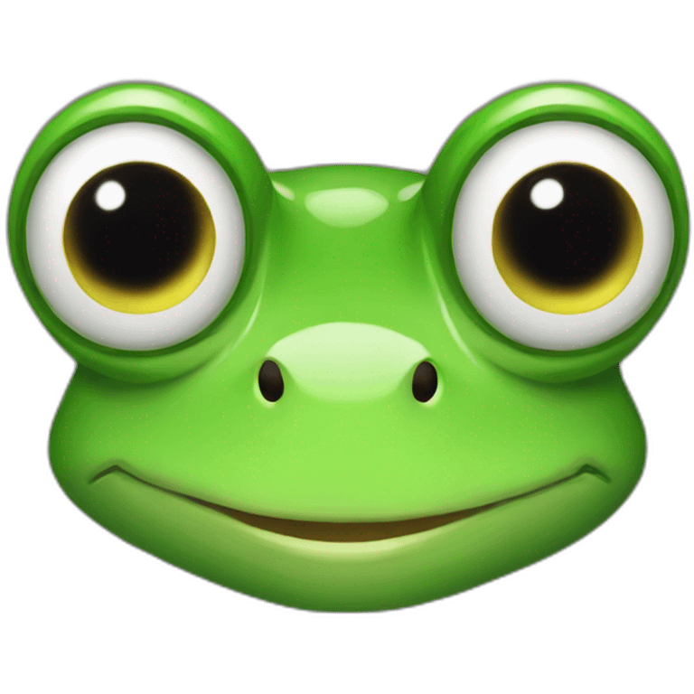 side eye frog emoji