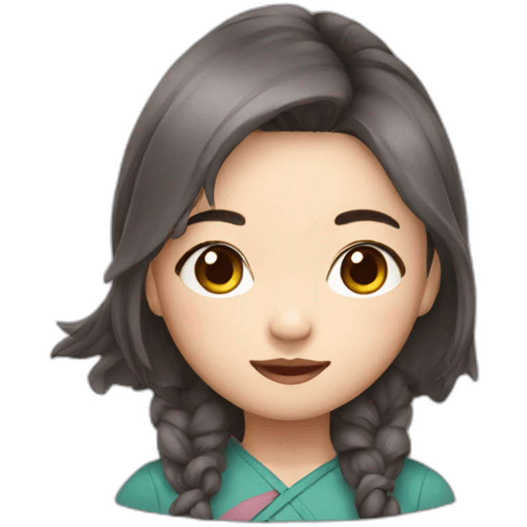 cute chinese girl emoji