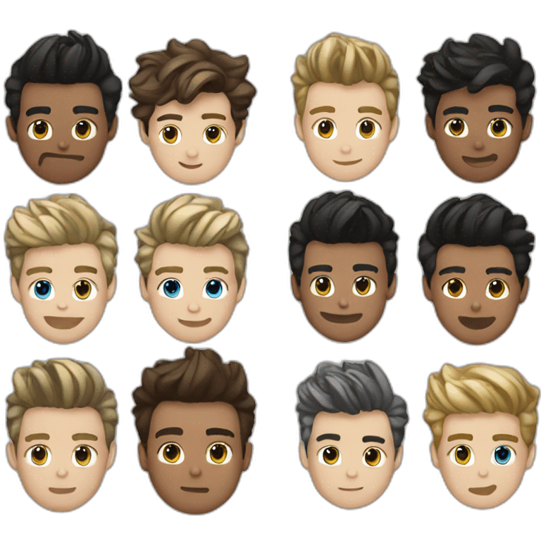 one-direction-members emoji