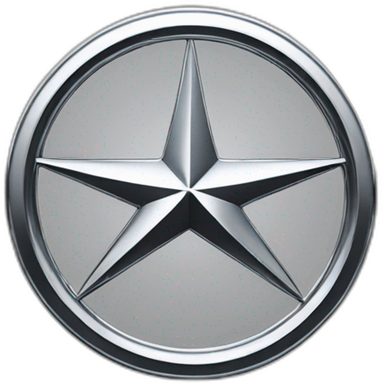 mercedes benz emblem black emoji