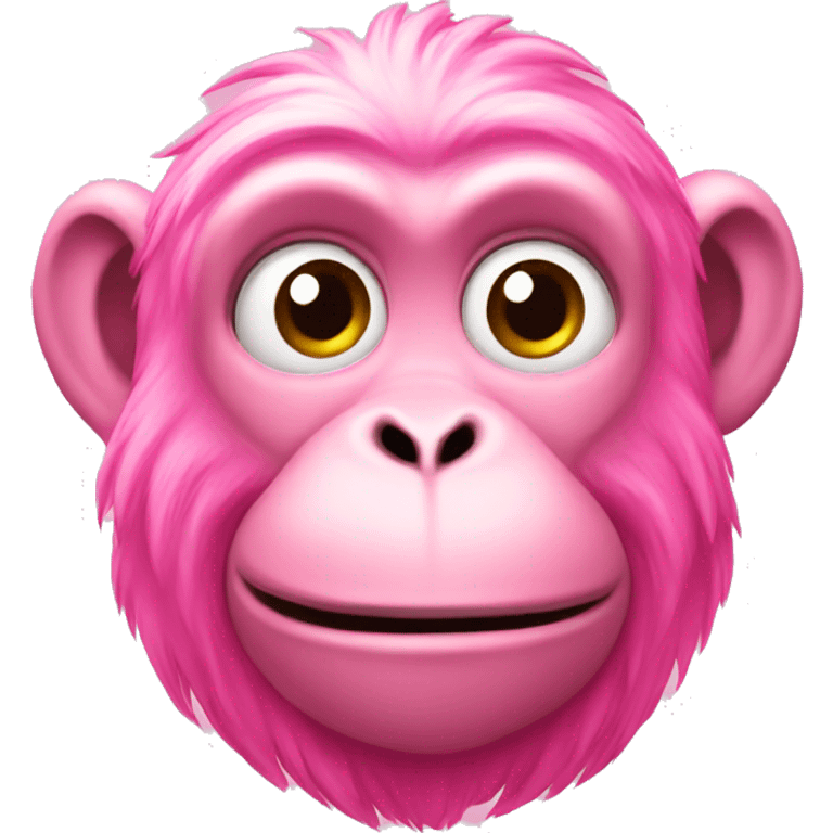 pink monkey emoji