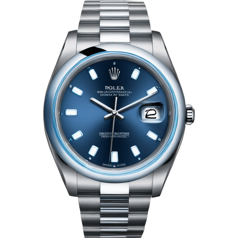 rolex blue emoji