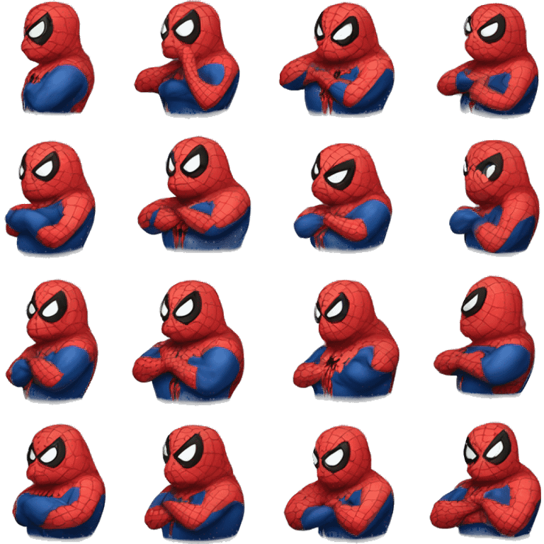 Fat fat fat spiderman emoji