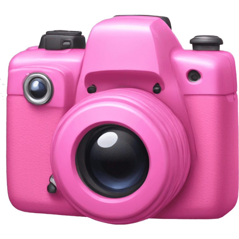 pink camera emoji