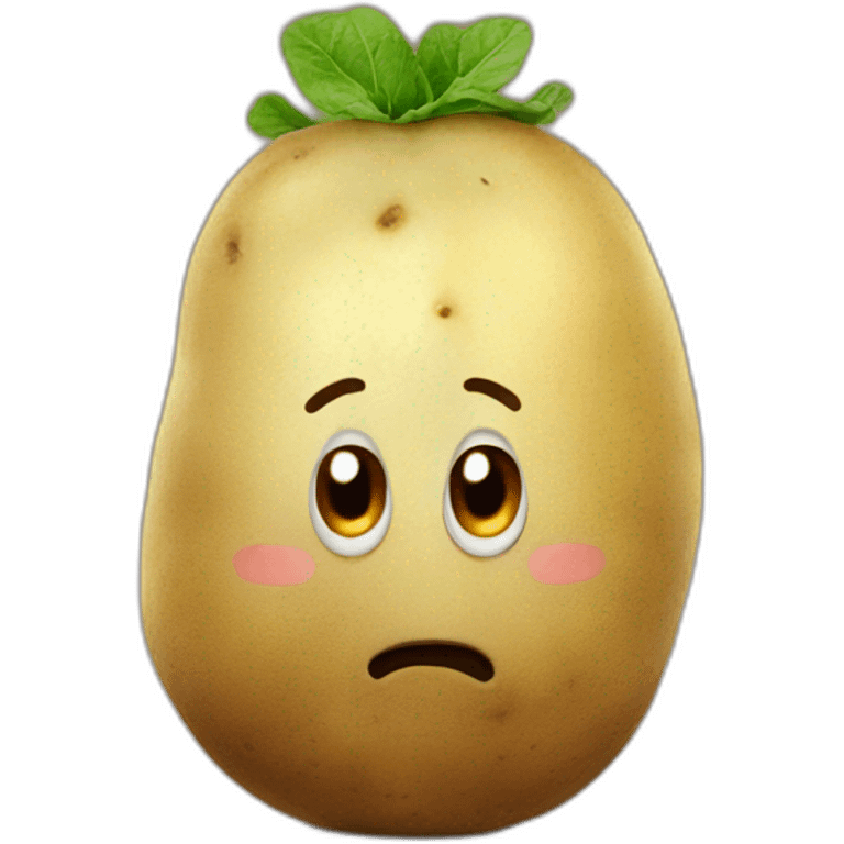 Potato watching netflix emoji