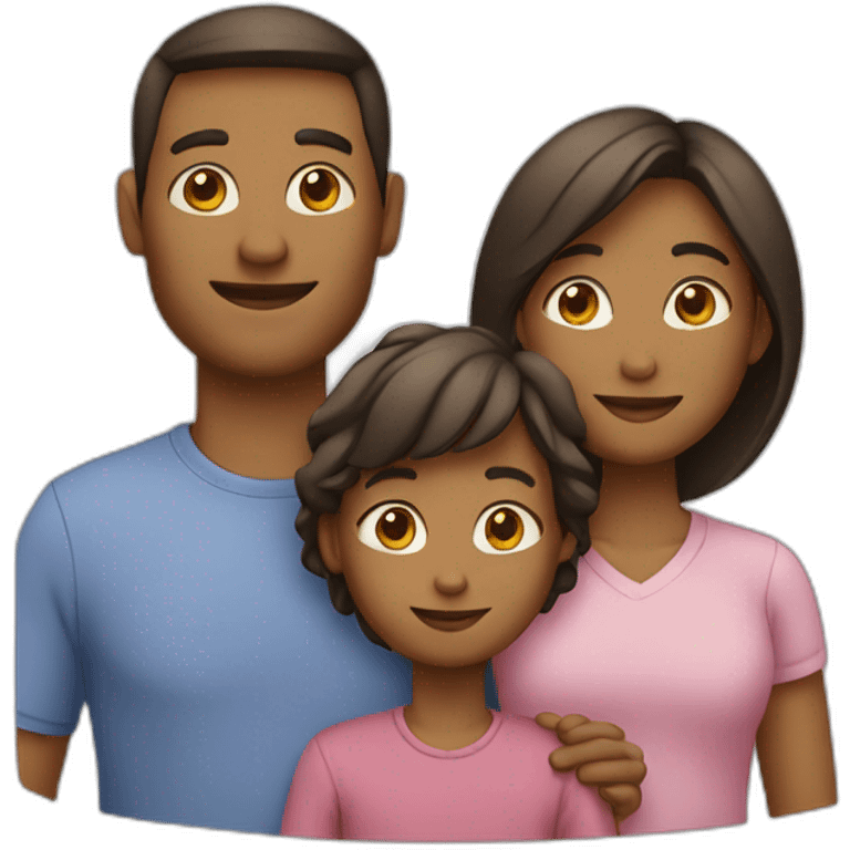 Family with two children’s  emoji