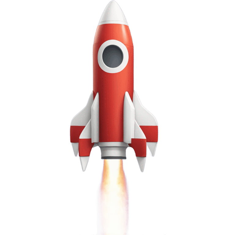 rocket ship with "tiktok" colors emoji