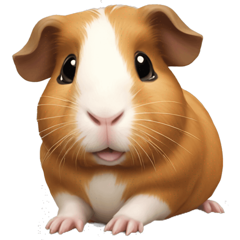 Guineapig very cute but realistic emoji