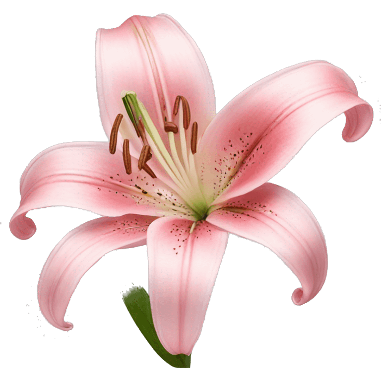 light pink lilium emoji