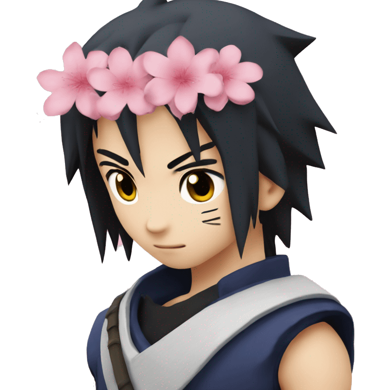 sasuke with sakura emoji