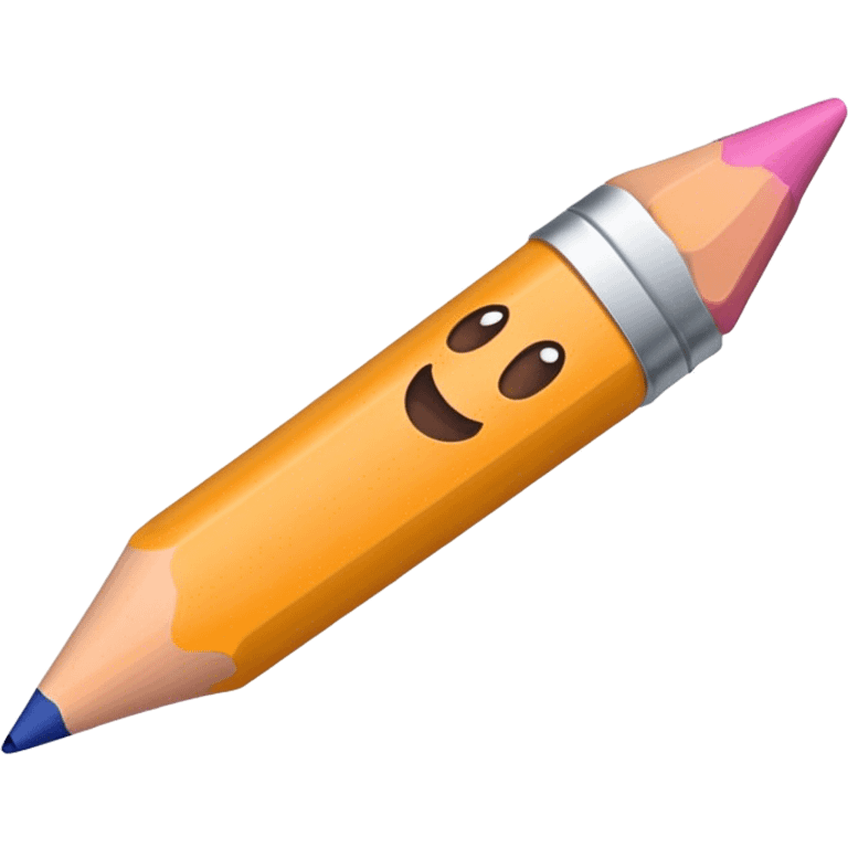 Tan crayon emoji