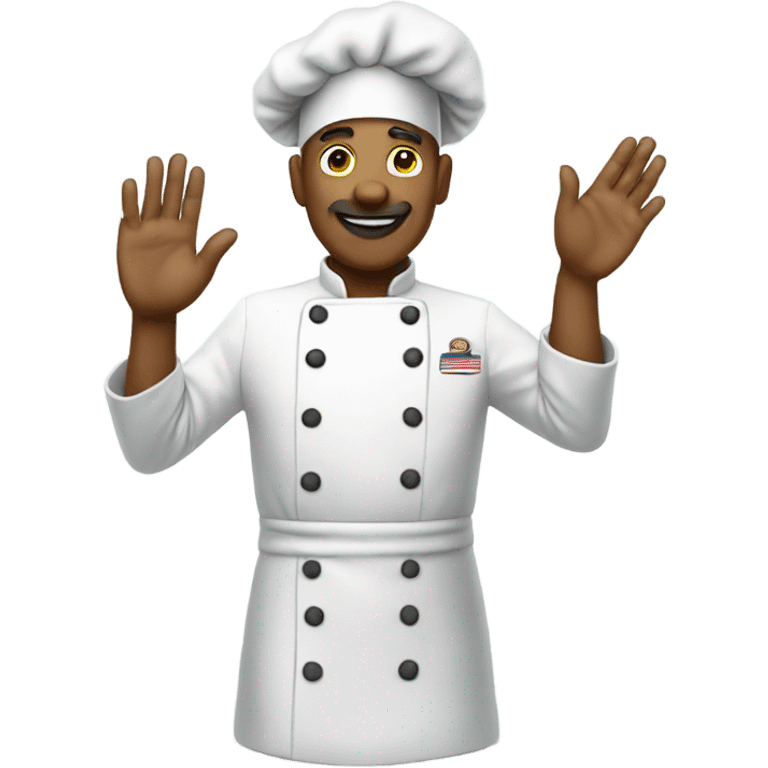 Saluting chef emoji