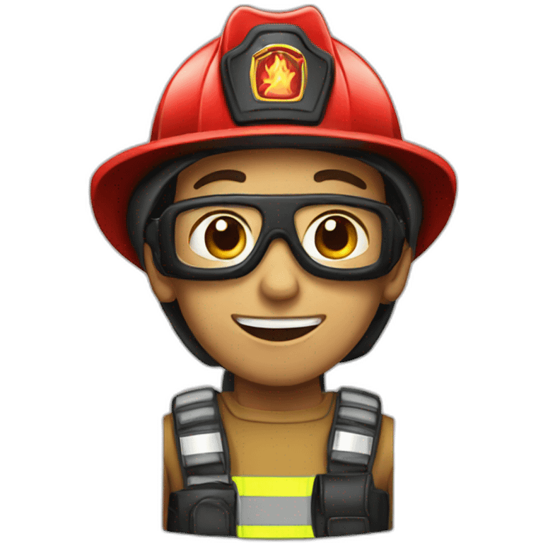 Fire-fighter emoji