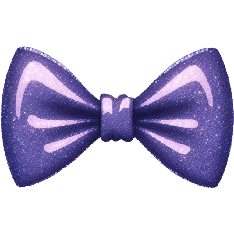 Bow with glitter emoji