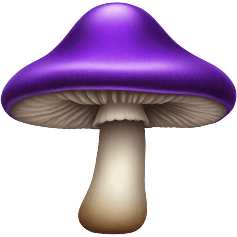 Purple mushroom emoji