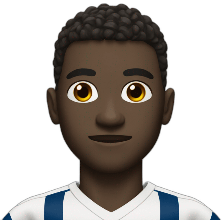 vinicius realistic football player emoji