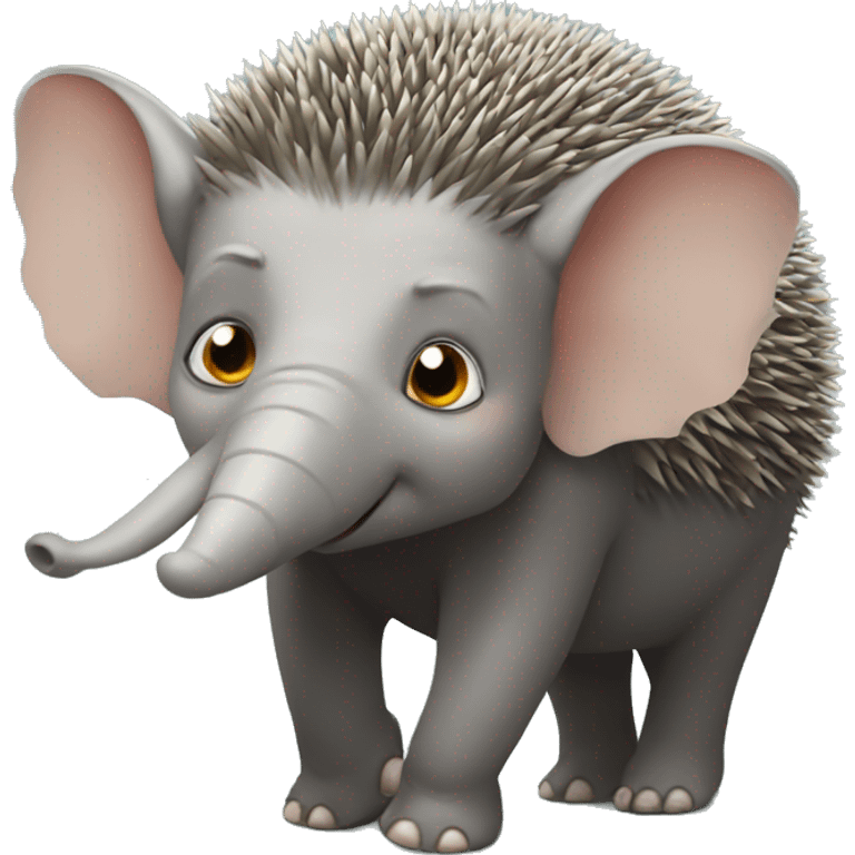 Hedgehog elephant  emoji