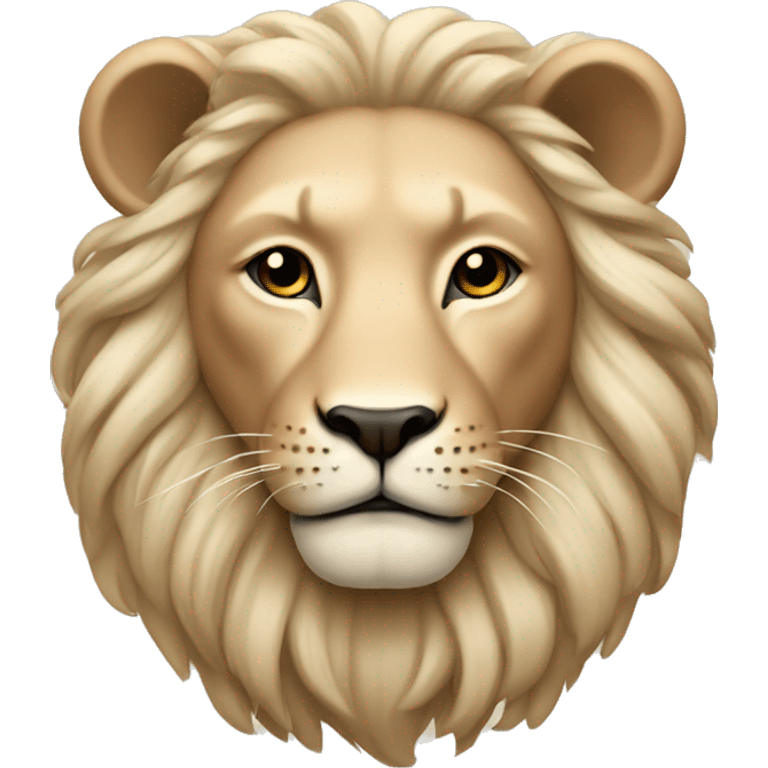 Beige Leo zodiac sign emoji