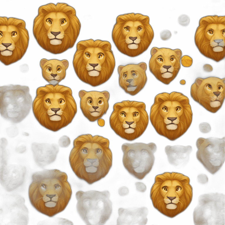 lion pack emoji