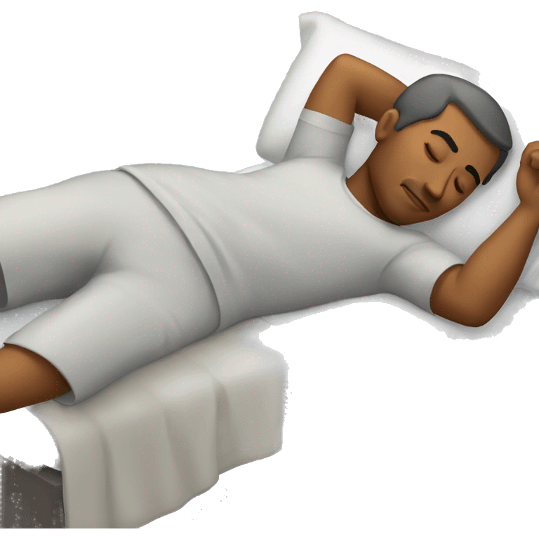 Man sleeping emoji