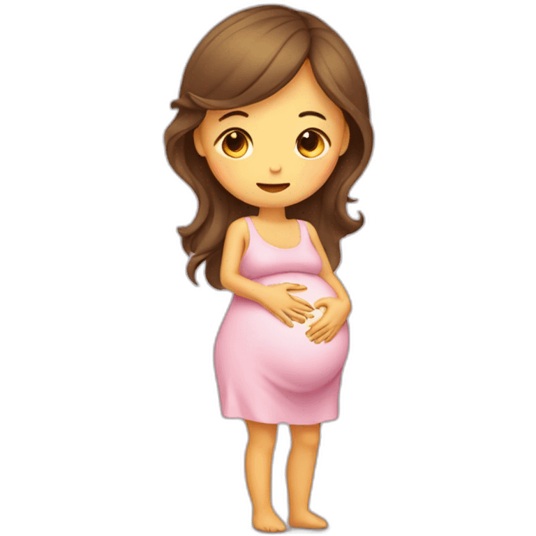 Morning sickness pregnant emoji