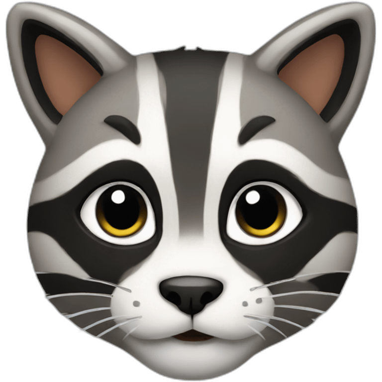 cat-racoon emoji