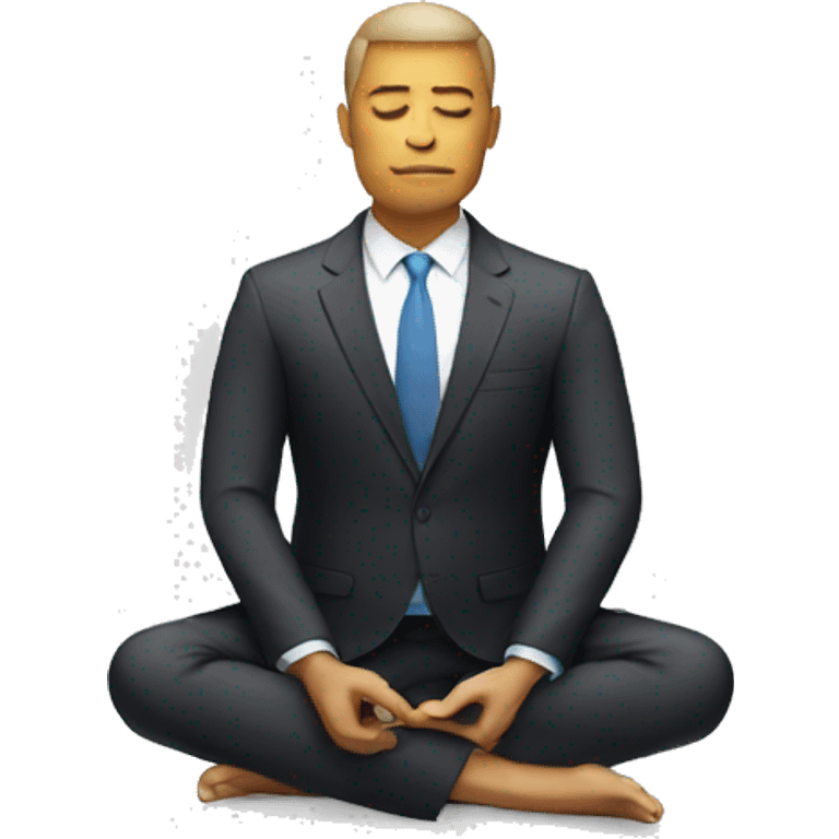 ceo meditating emoji