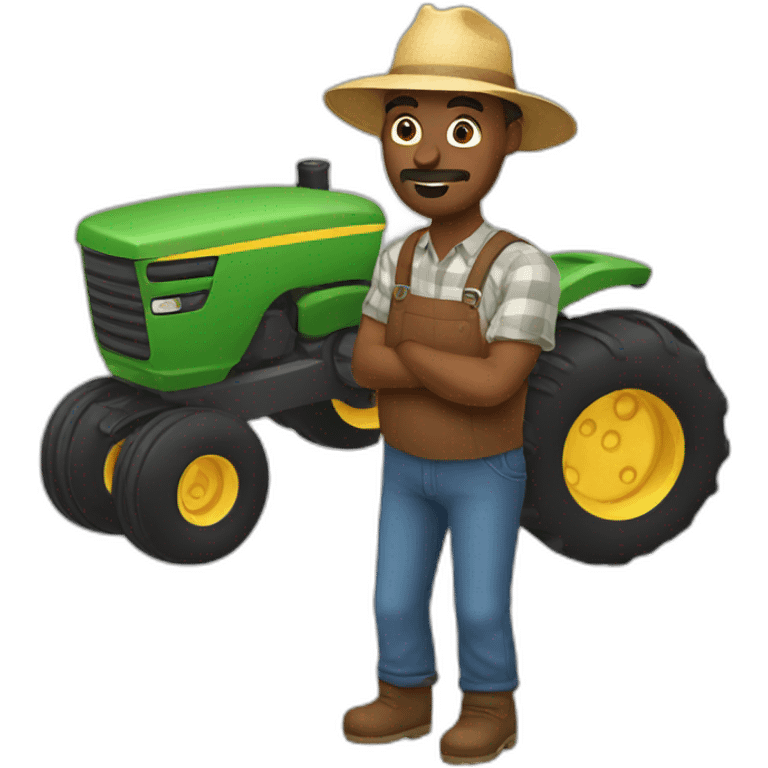 a farmer poor emoji