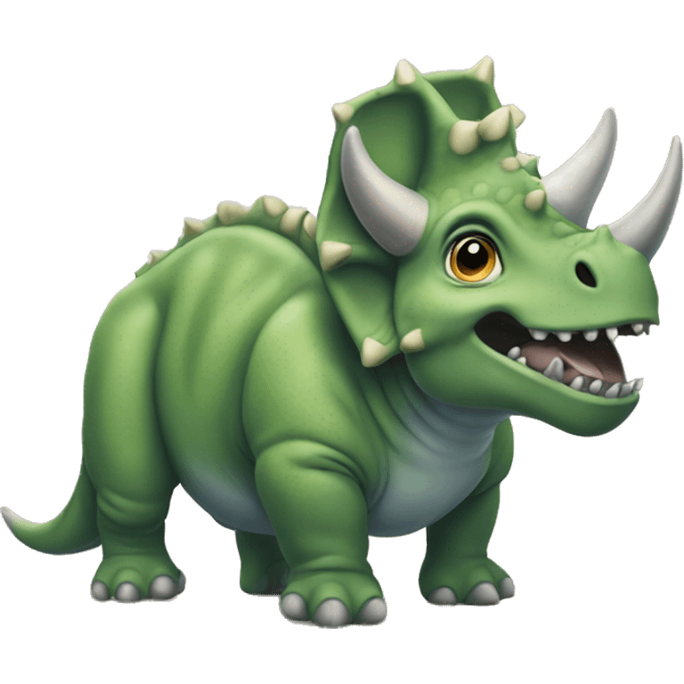 Triceratops emoji