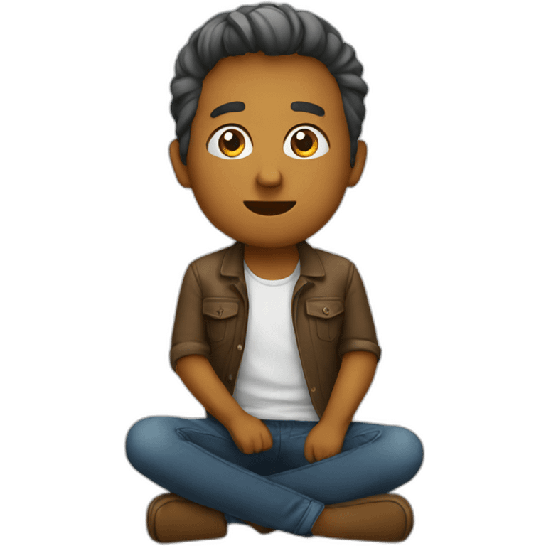 sitting emoji