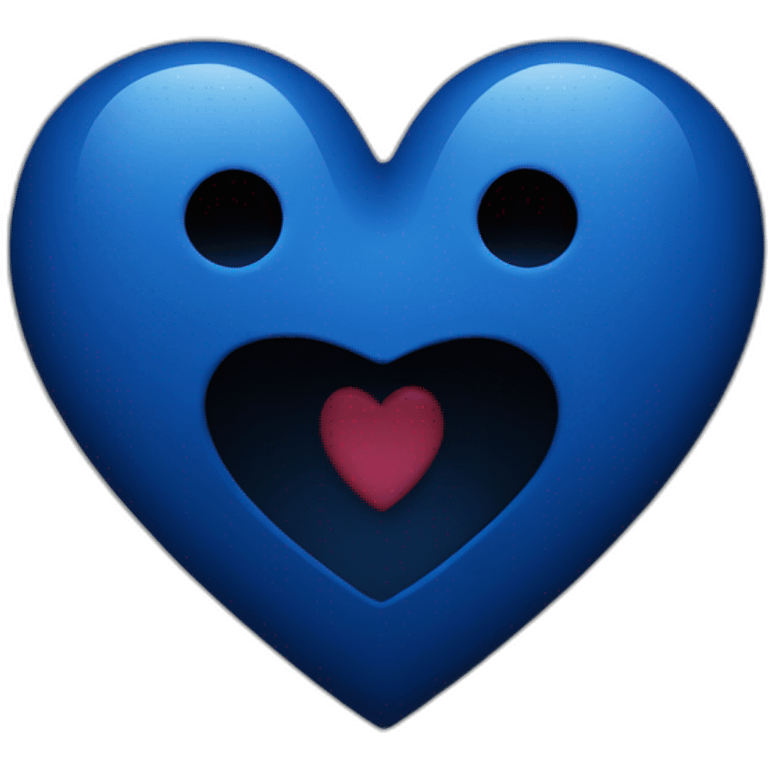 dark blue heart emoji