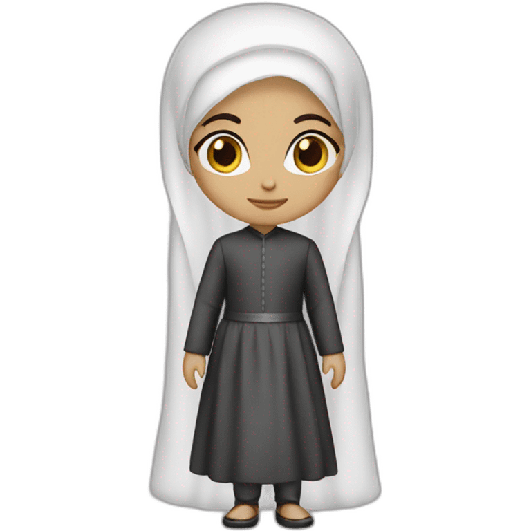 Wedding islami white skin emoji