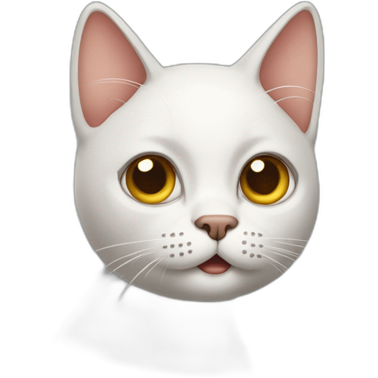 cat shocked sideway emoji