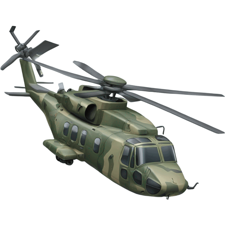 military helicopter emoji