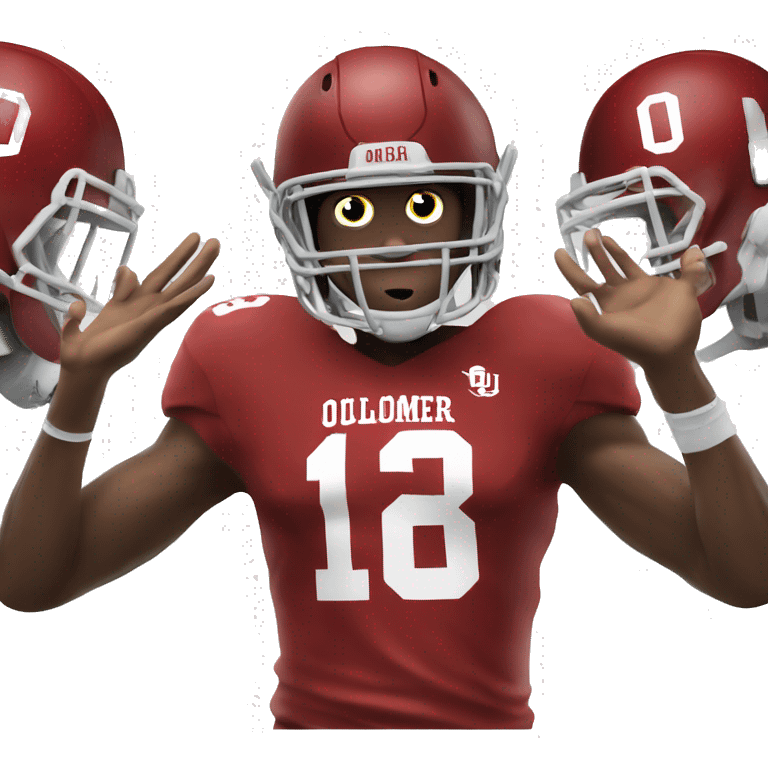 Oklahoma sooners football player emoji