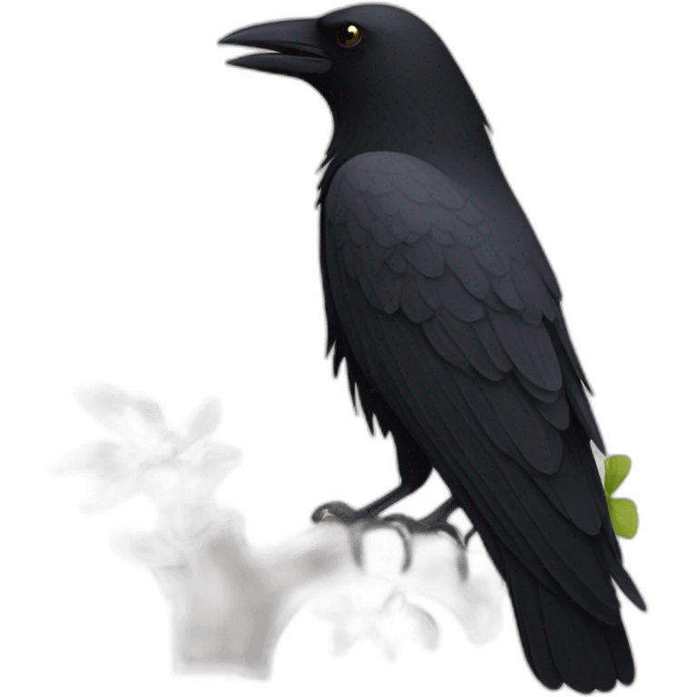 Crow emoji