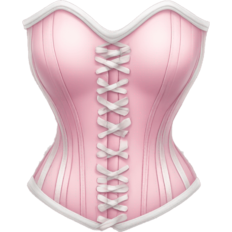 Pastel pink corset  emoji