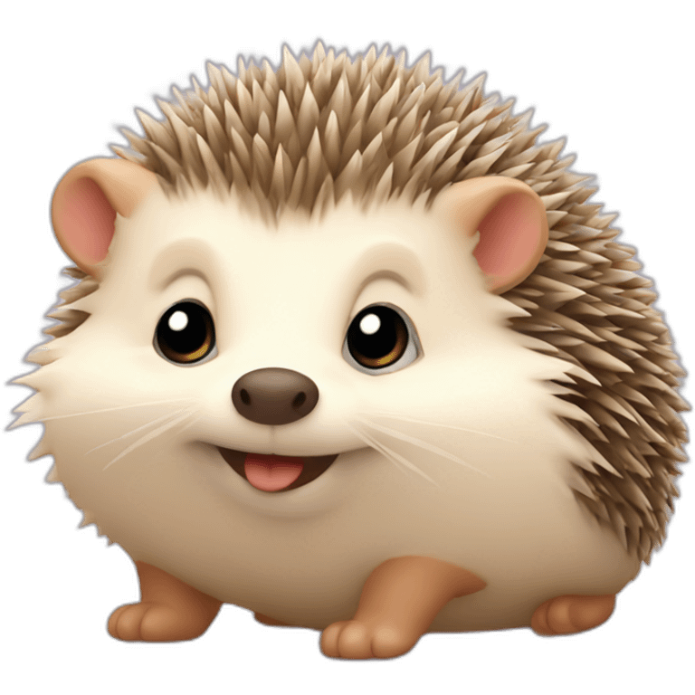 Cute little Chubby Hedgehog  emoji