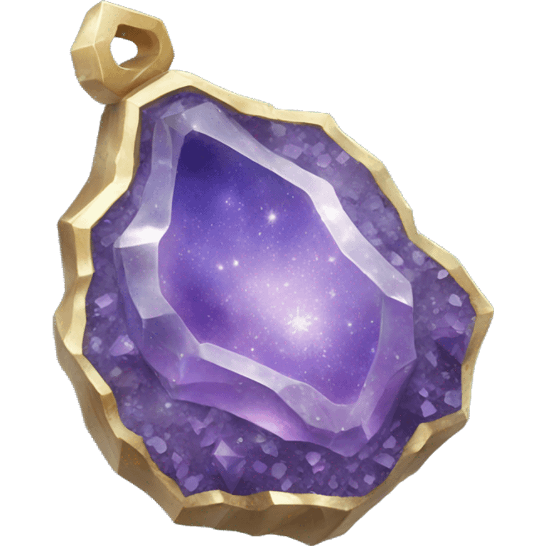 crystal geode amulet emoji